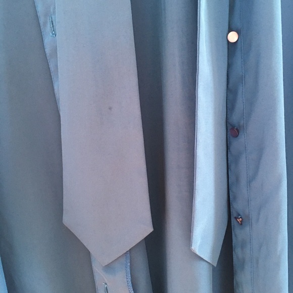 Vintage necktie blouse, sz med - Picture 10 of 10